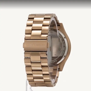 Michael Kors MK9122 Men’s Slim Runway Gold-Tone Stainless Steel Watch - Luxury Hub Store
