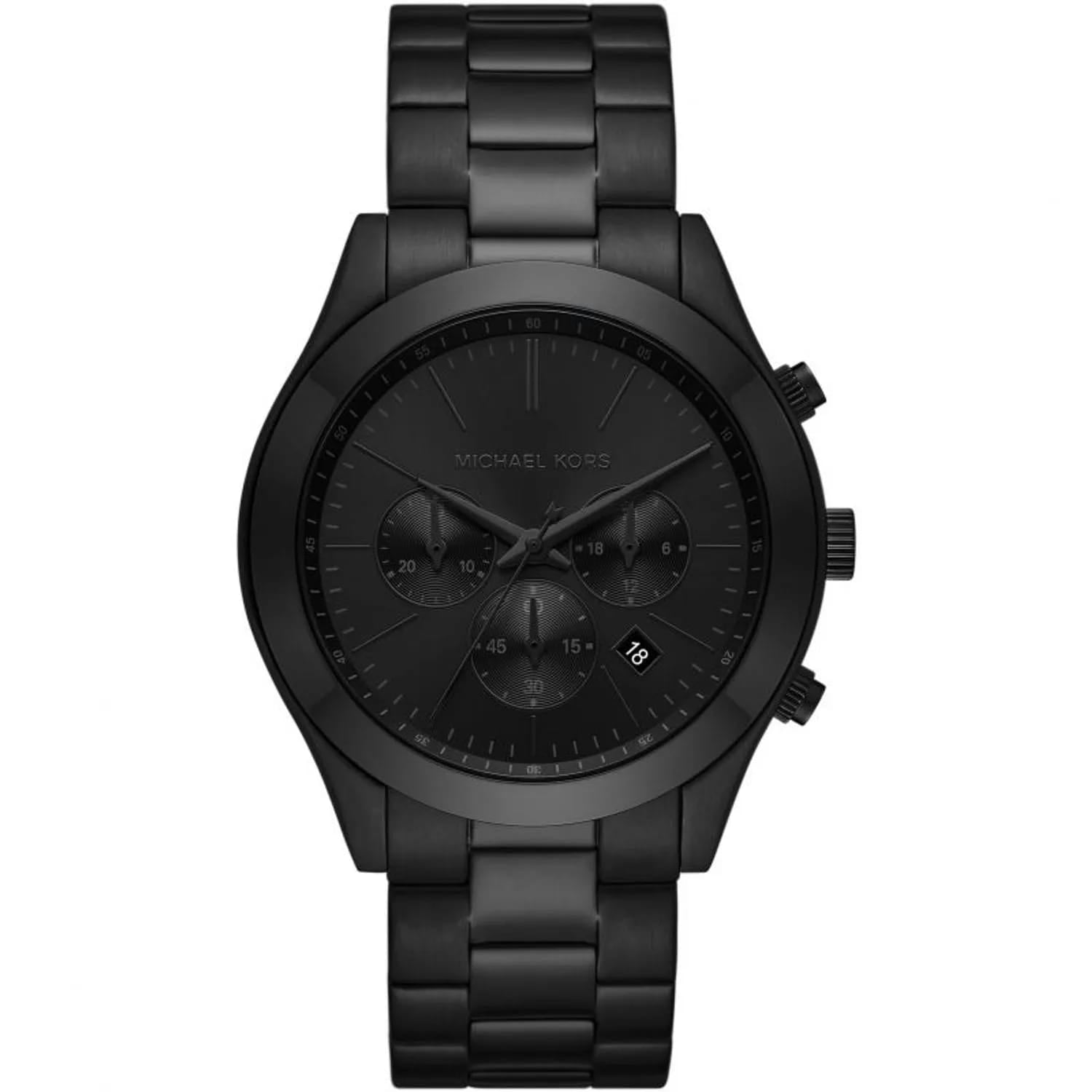 Michael Kors MK8919 Men’s All-Black Slim Runway Stainless Steel Watch - Luxury Hub Store