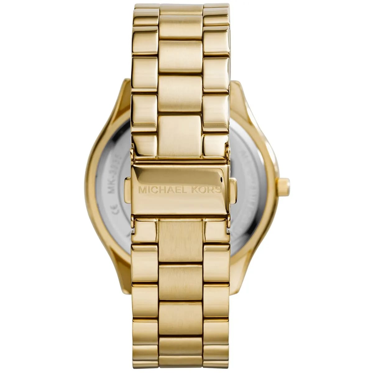 Michael Kors MK3335 Women’s Gold Runway Slim Stainless Steel Watch - Luxury Hub Store