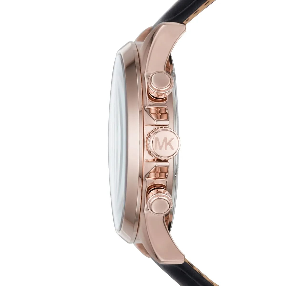 Michael Kors MK8535 Men’s Black Dial Rose Gold Stainless Steel Gage Chronograph Watch - Luxury Hub Store