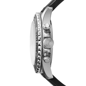 Michael Kors MK8365 Men’s Black Dial Stainless Steel Everest Chronograph Watch - Luxury Hub Store