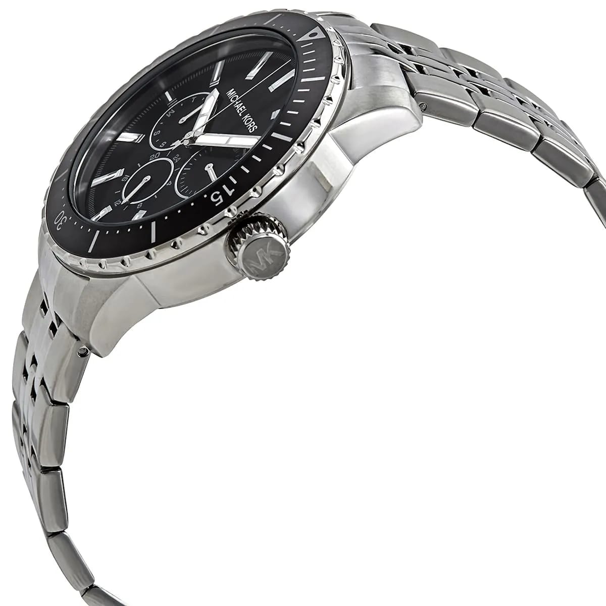 Michael Kors MK7156 Men’s Black Dial Stainless Steel Cunningham Chronograph Watch - Luxury Hub Store