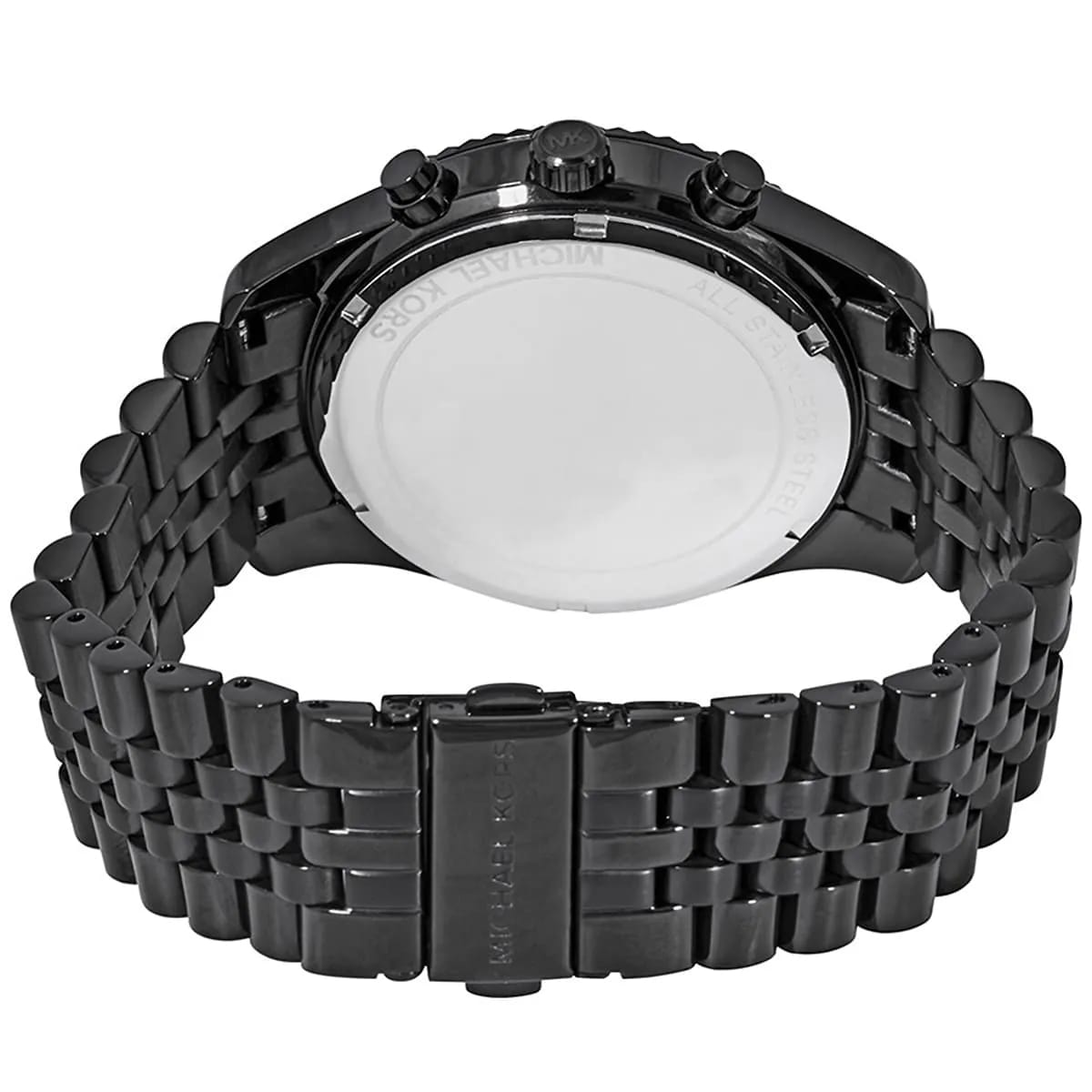 Michael Kors MK8603 Men’s Black Dial Black Stainless Steel Lexington Chronograph Watch - Luxury Hub Store