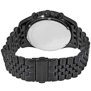 Michael Kors MK8603 Men’s Black Dial Black Stainless Steel Lexington Chronograph Watch - Luxury Hub Store