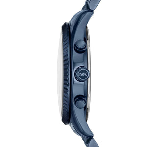 Michael Kors MK8480 Men’s Blue Dial Blue Stainless Steel Lexington Chronograph Watch - Luxury Hub Store