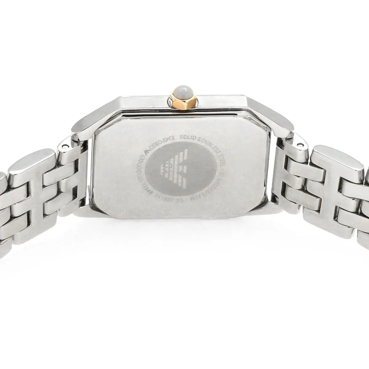 Emporio Armani AR11146 Women’s Mother of Pearl Dial Two-Tone Stainless Steel Gioia Watch - Luxury Hub Store