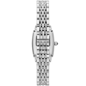Emporio Armani AR11405 Women’s Mother of Pearl Dial Silver Stainless Steel Gianni T-Bar Watch - Luxury Hub Store