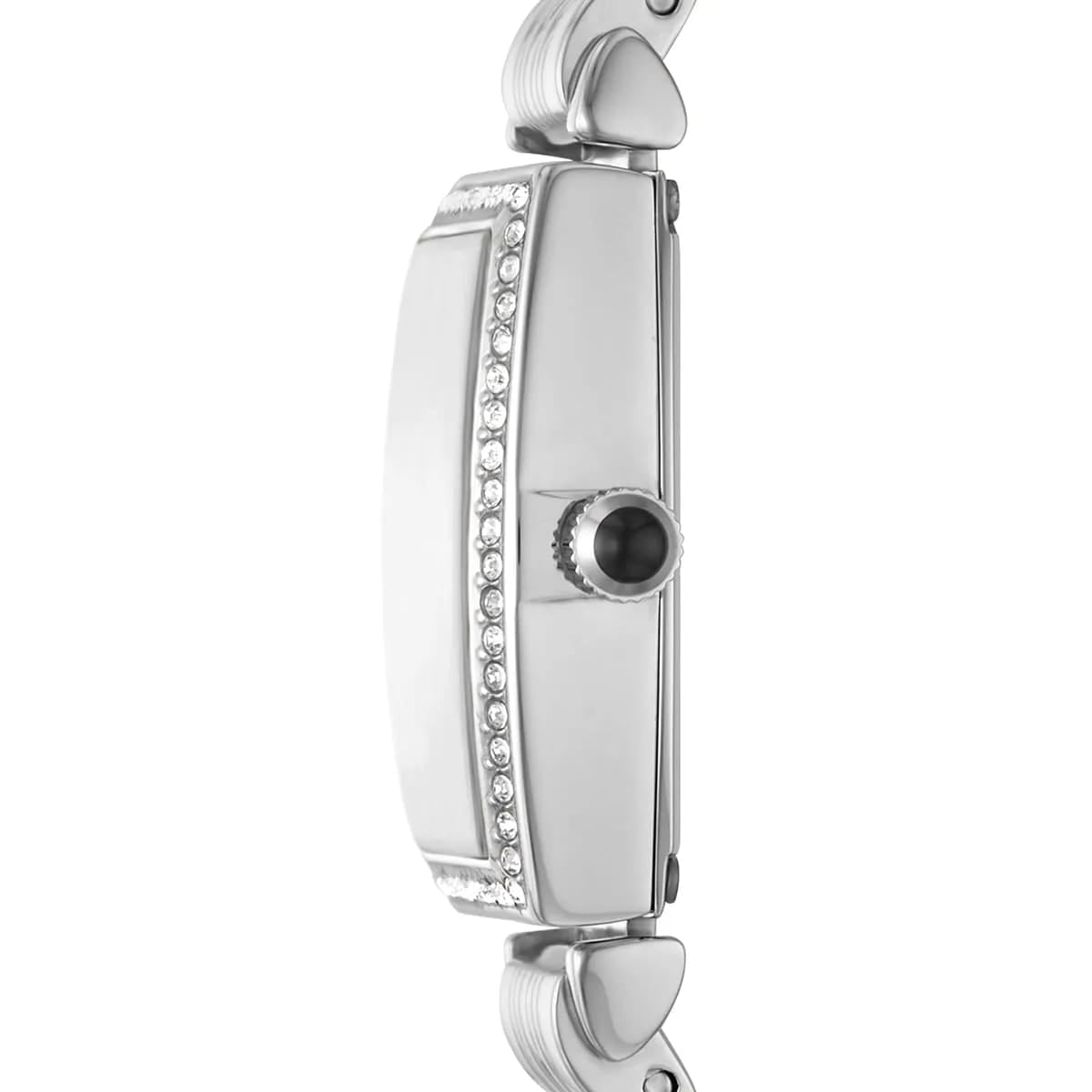 Emporio Armani AR11405 Women’s Mother of Pearl Dial Silver Stainless Steel Gianni T-Bar Watch - Luxury Hub Store