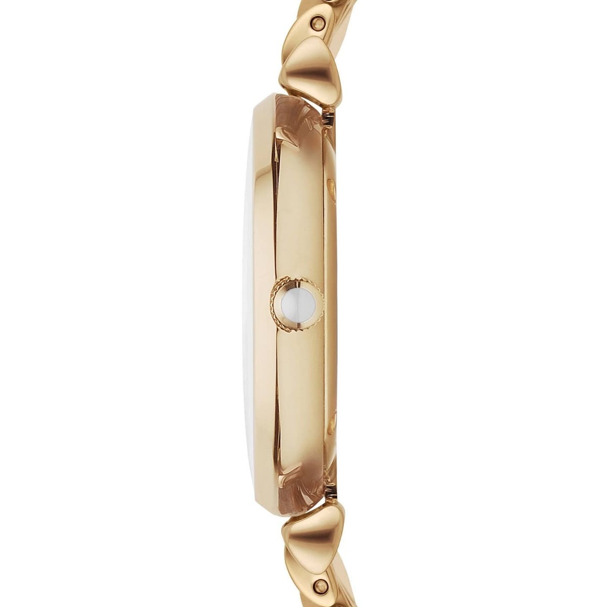 Emporio Armani AR1907 Women’s Mother of Pearl Dial Gold Stainless Steel Gianni T-Bar Watch - Luxury Hub Store
