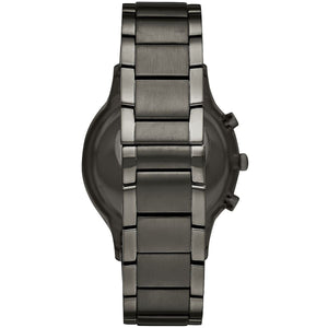 Emporio Armani AR11215 Men’s Blue Dial Gunmetal Stainless Steel Renato Watch - Luxury Hub Store