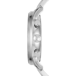 Emporio Armani AR1933 Men’s Silver Dial Silver Stainless Steel Chronograph Watch - Luxury Hub Store