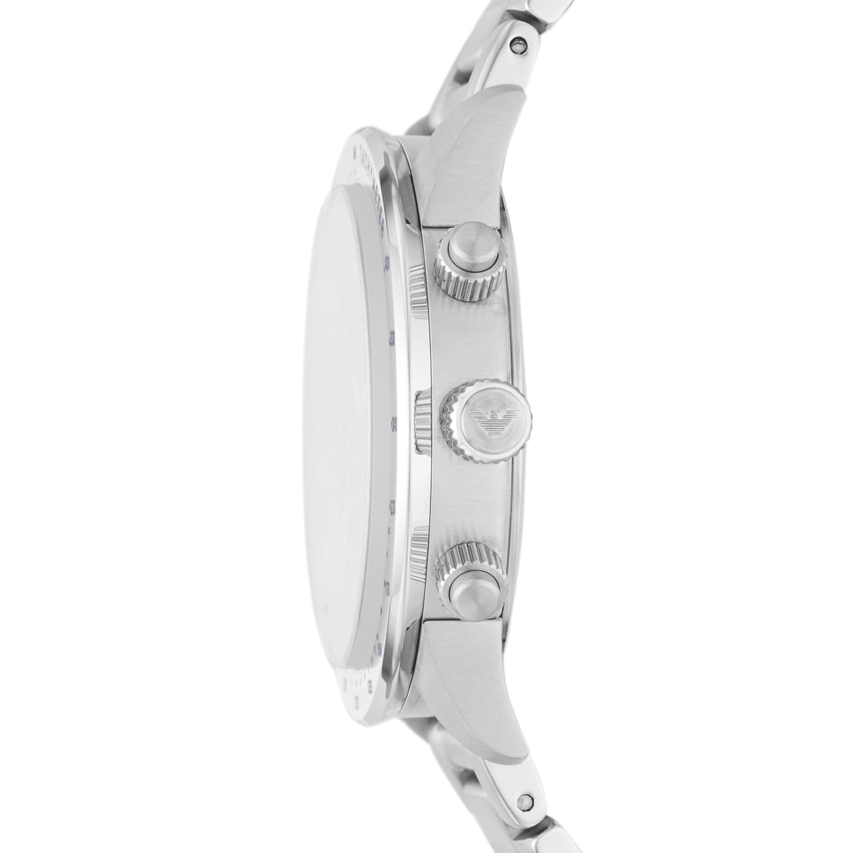 Emporio Armani AR11306 Men’s Blue Dial Silver Stainless Steel Chronograph Watch - Luxury Hub Store