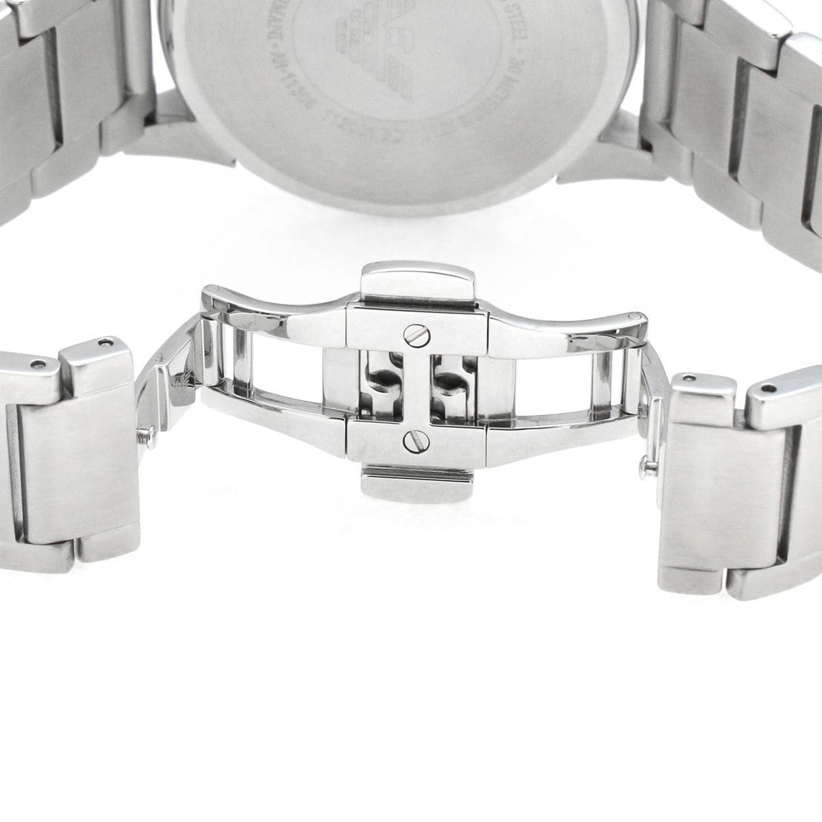 Emporio Armani AR11306 Men’s Blue Dial Silver Stainless Steel Chronograph Watch - Luxury Hub Store