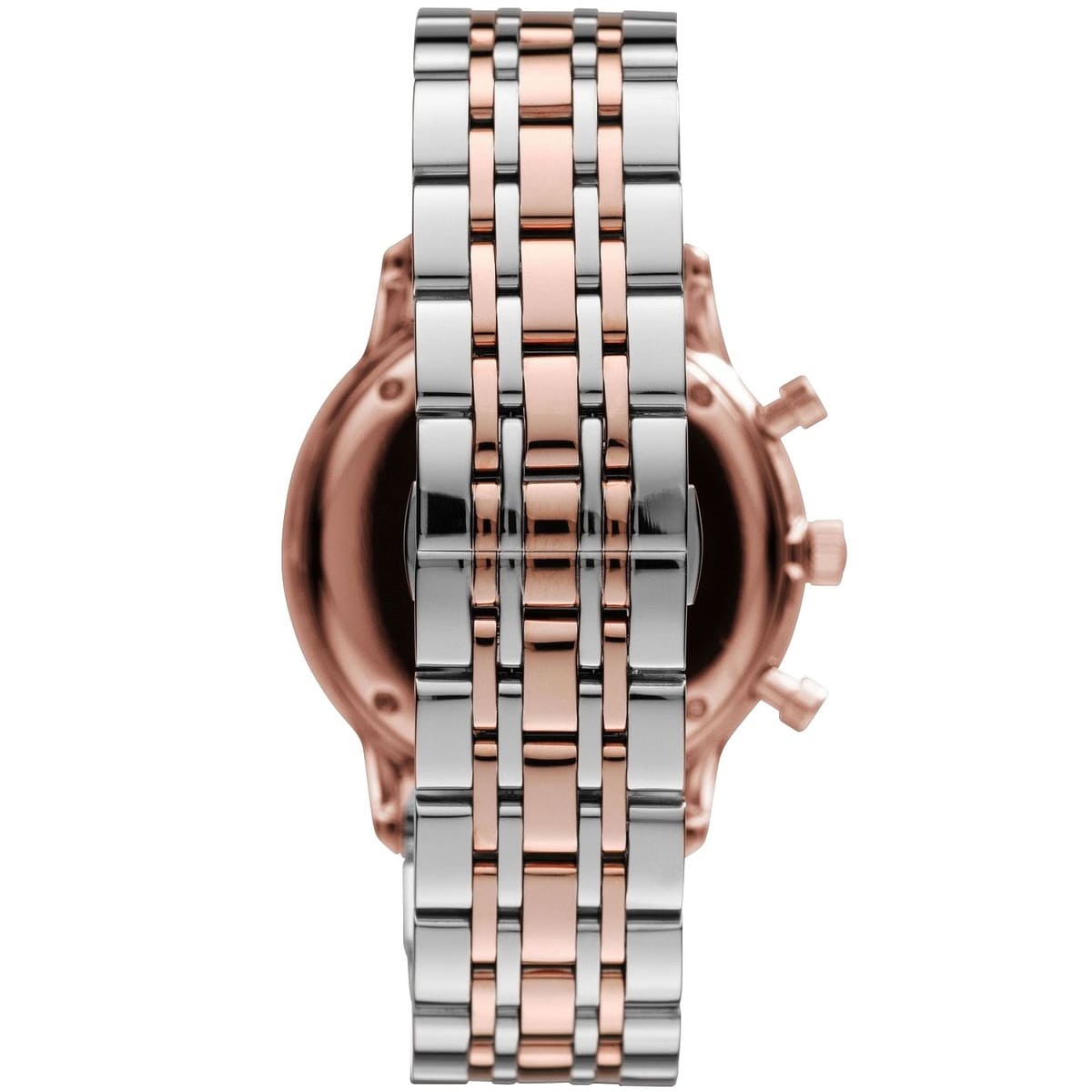 Emporio Armani AR1721 Men’s Grey Dial Two-Tone Stainless Steel Chronograph Watch - Luxury Hub Store