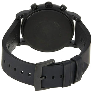 Emporio Armani AR11133 Men’s Black Dial Black Silicone Chronograph Watch - Luxury Hub Store
