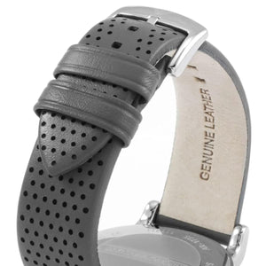 Emporio Armani AR1735 Men’s Grey Dial Grey Leather Chronograph Watch - Luxury Hub Store