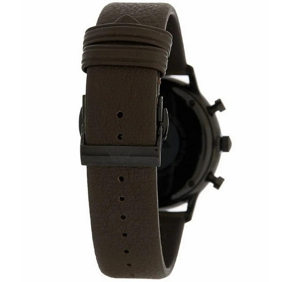 Emporio Armani AR1932 Men’s Grey Dial Brown Leather Chronograph Watch - Luxury Hub Store