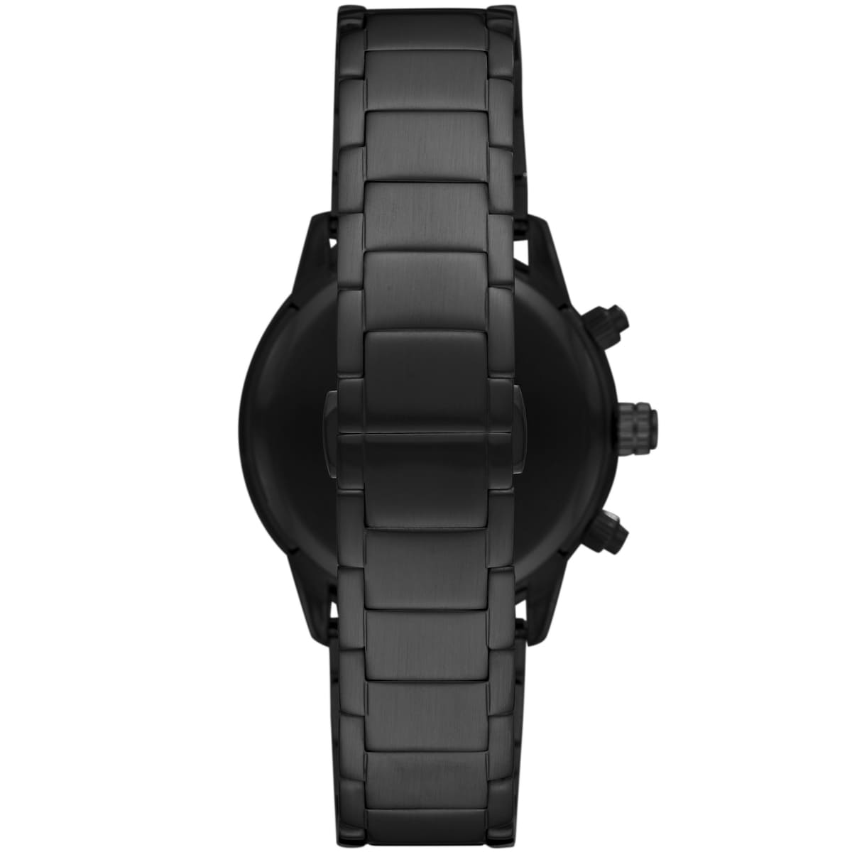 Emporio Armani AR11242 Men’s Black Dial Black Stainless Steel Chronograph Watch - Luxury Hub Store
