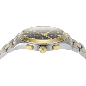 Emporio Armani AR11579 Men’s Blue Dial Two-Tone Stainless Steel Paolo Chronograph Watch - Luxury Hub Store