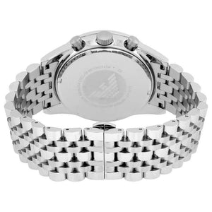 Back case of Emporio Armani AR6072 with engraved eagle logo and serial number