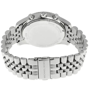 Michael Kors MK8405 Men’s Silver Dial Silver Stainless Steel Chronograph Watch - Luxury Hub Store