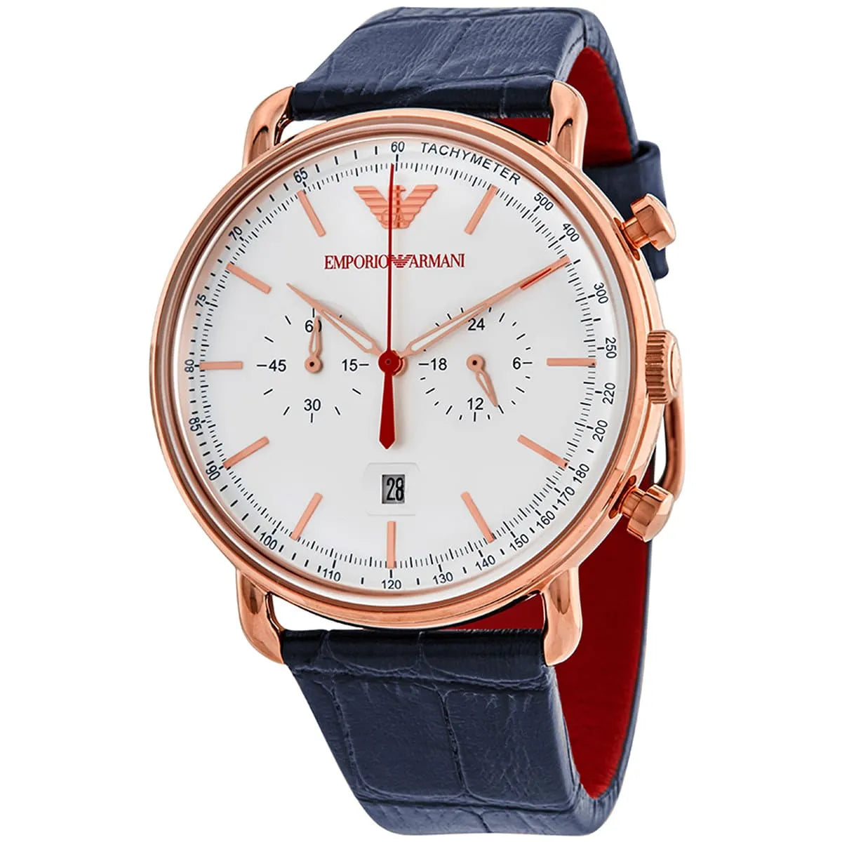 Emporio Armani Aviator AR11123 Men's Chronograph Watch – detail view 2