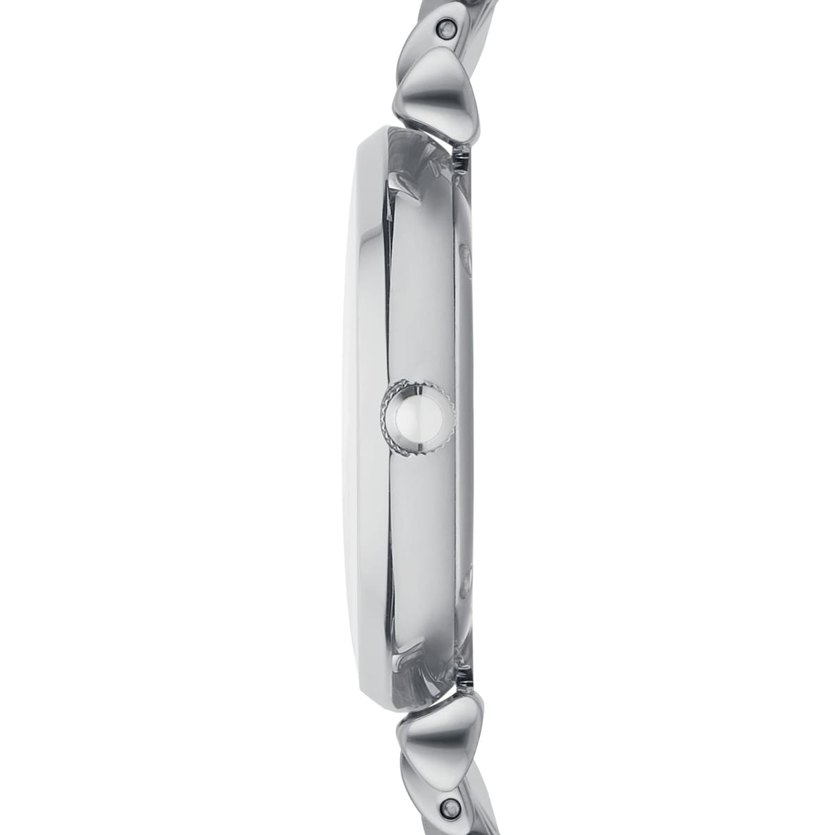 Emporio Armani AR1908 Women’s White Dial Silver Stainless Steel Gianni T-Bar Watch - Luxury Hub Store