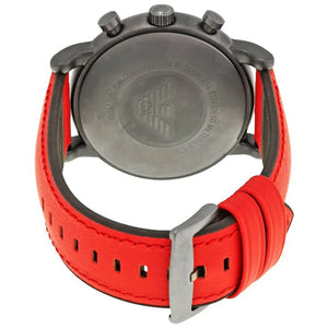 Emporio Armani Luigi AR1971 men's chronograph watch - case back view
