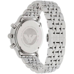 Back case of Emporio Armani AR5988 with engraved eagle logo and serial number