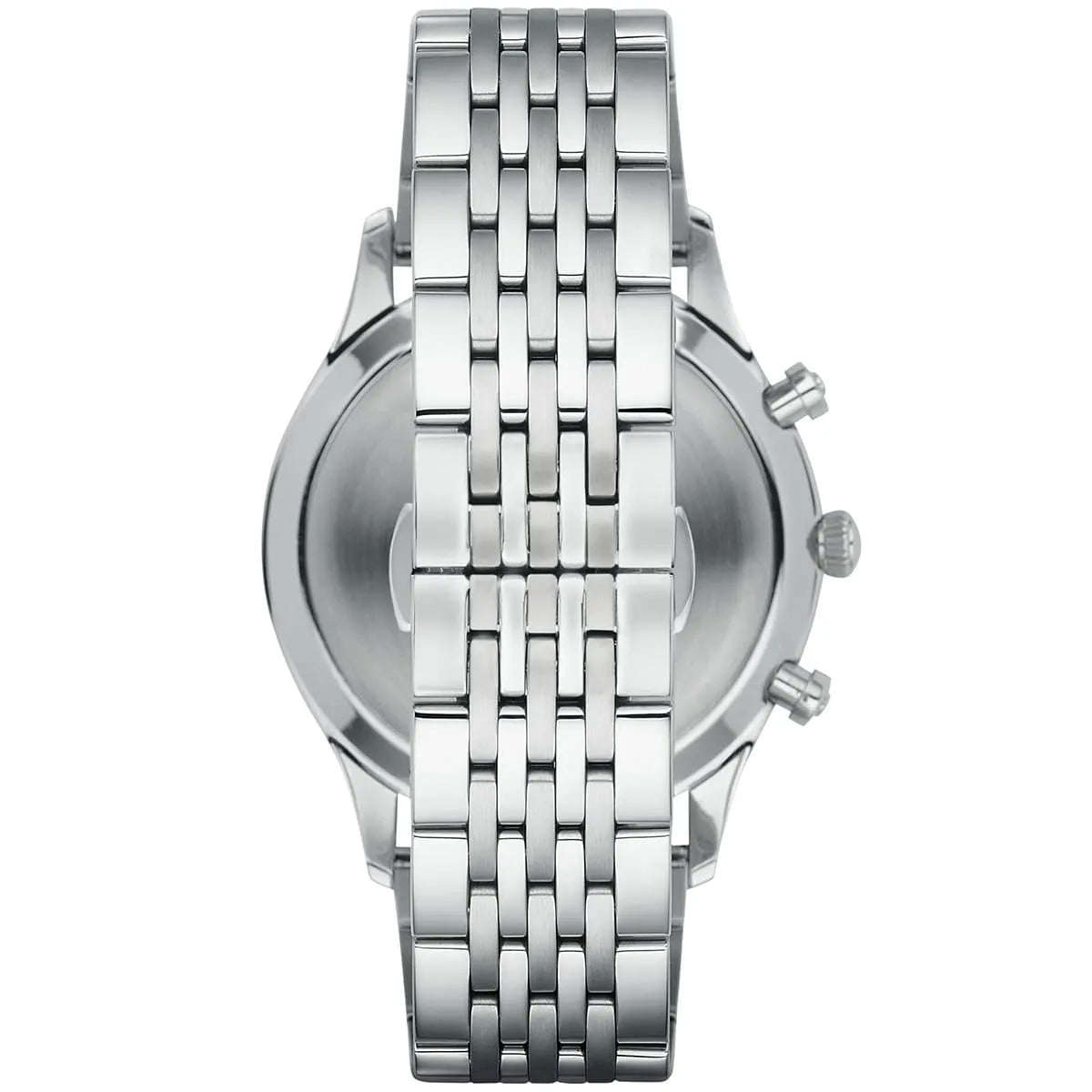 Back case of Emporio Armani AR1863 with engraved eagle logo and serial number