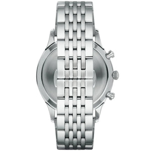 Back case of Emporio Armani AR1863 with engraved eagle logo and serial number