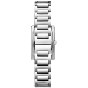 Detailed view of polished silver stainless steel link bracelet for AR11625