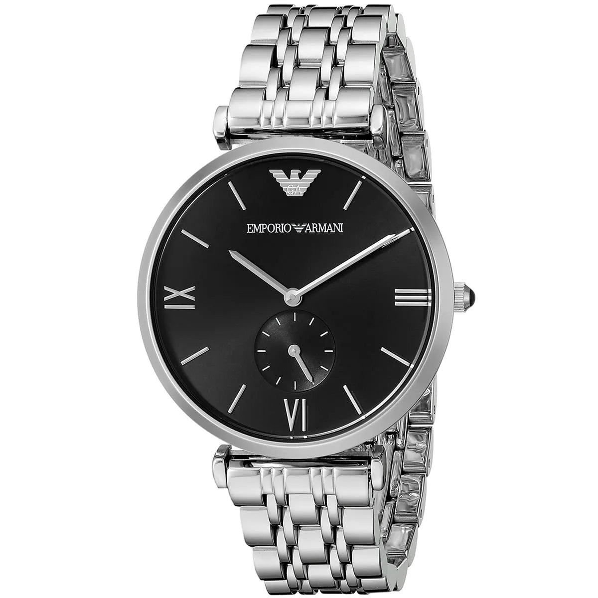 Angled shot of AR1676 showing the distinctive T-bar lugs and dial depth