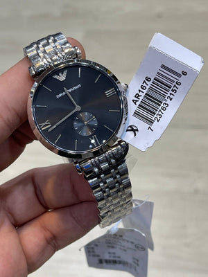 Emporio Armani Gianni AR1676 on wrist showing elegant dress watch style