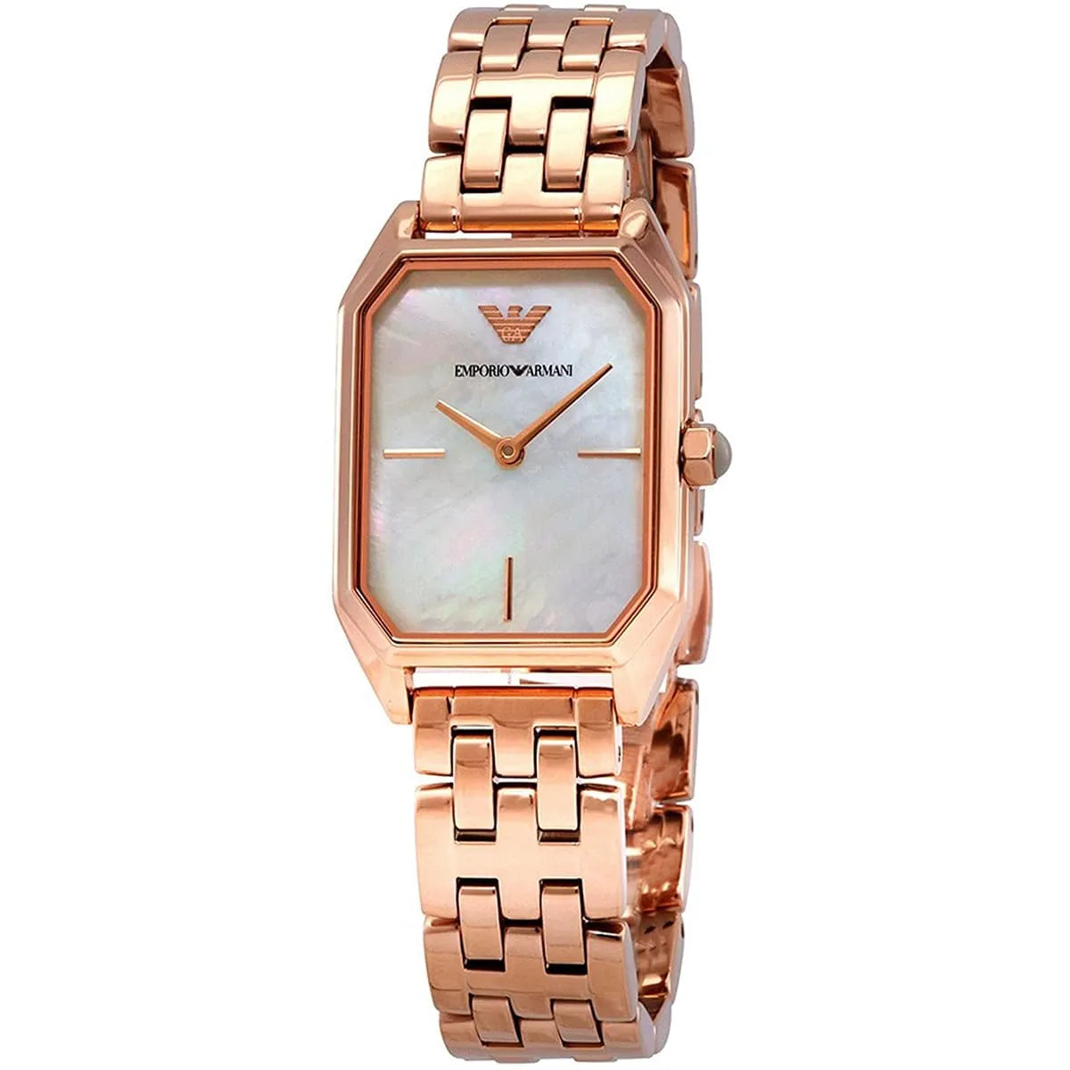 Angled shot of AR11147 showing the rainbow reflections of the mother of pearl dial