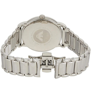 Silver butterfly clasp with Emporio Armani logo for AR11134 watch
