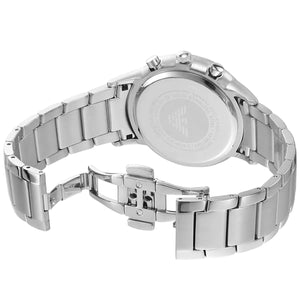 Silver butterfly clasp with Emporio Armani logo for AR11507 watch
