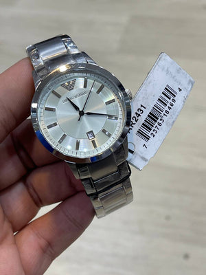 Emporio Armani Renato AR2431 on wrist showing elegant and clean design