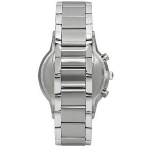 Back case of Emporio Armani AR2486 with engraved eagle logo and serial number