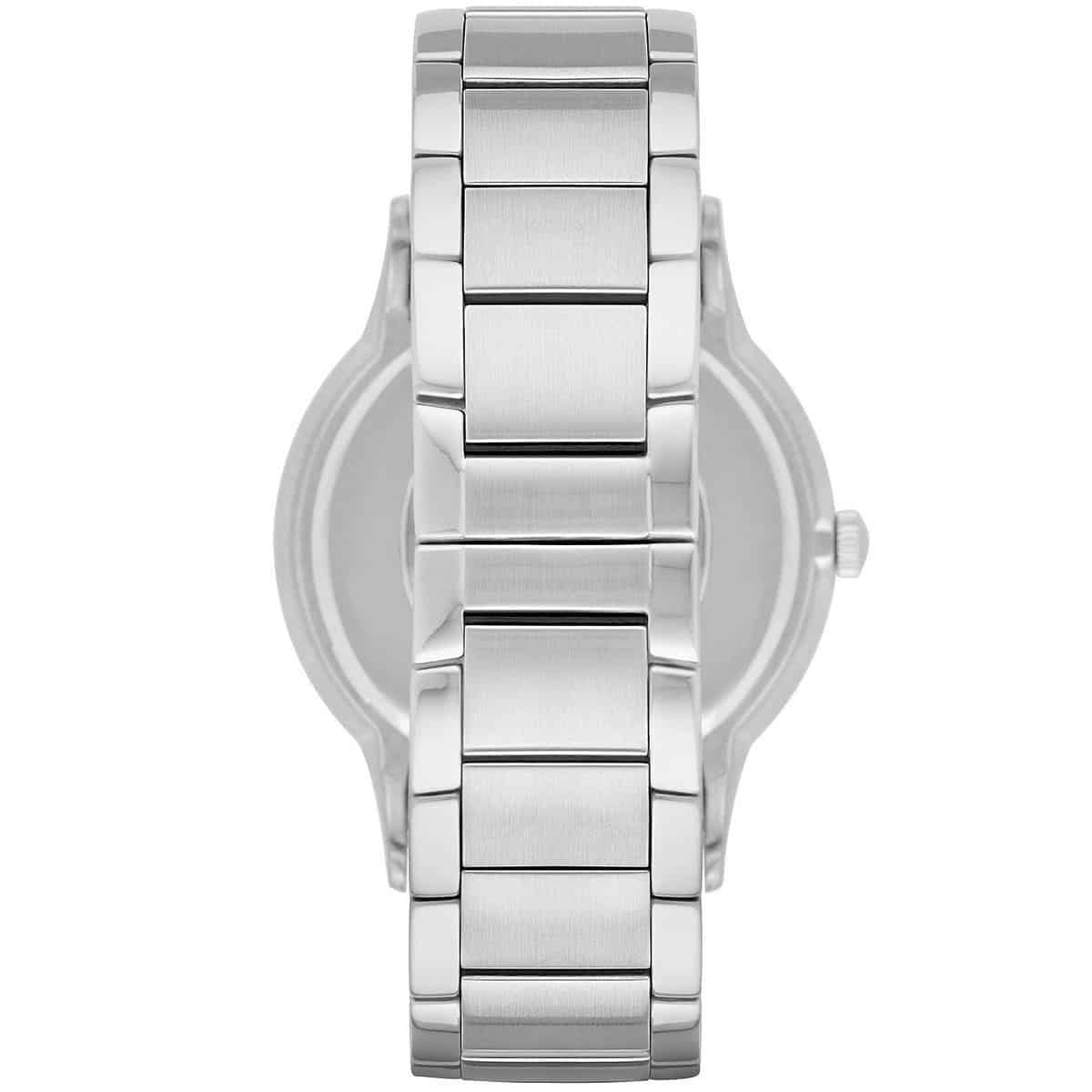 Silver butterfly clasp with Emporio Armani logo for AR2514 watch