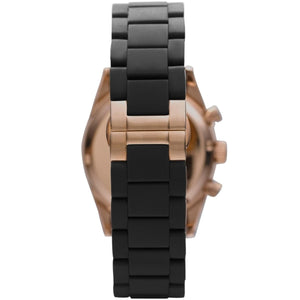Back case of Emporio Armani AR5905 with engraved eagle logo and serial number