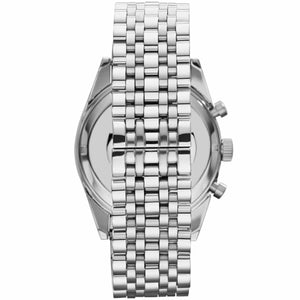 Deployment clasp with Emporio Armani logo for AR5988 silver watch