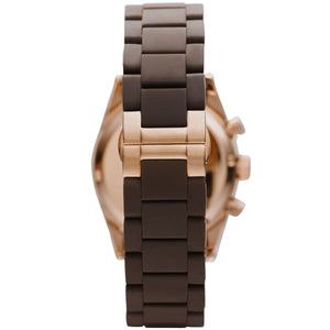 Stainless steel case back of Emporio Armani AR5890 with model markings