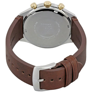Silver buckle clasp with Emporio Armani logo for AR11033 leather watch