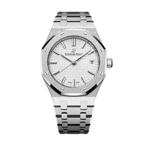 Audemars Piguet Royal Oak Men's Automatic Watch – Silver Dial & Silver Stainless Steel Strap – view 2