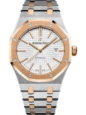 Audemars Piguet Royal Oak Men's Automatic Watch – Silver Dial & Two-Tone Stainless Steel Strap – view 10