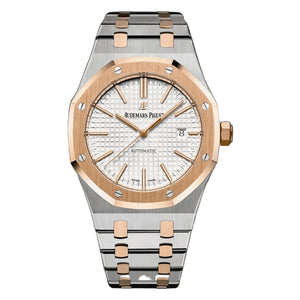 Audemars Piguet Royal Oak Men's Automatic Watch – Silver Dial & Two-Tone Stainless Steel Strap – view 3