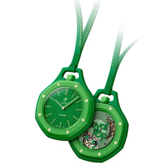 Audemars Piguet x Swatch Royal Pop GREEN EIGHT SSX03G100N Unisex Pocket Watch - Green