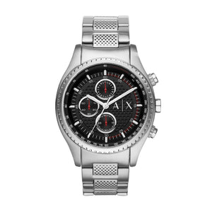 Armani Exchange AX1612 Men's Chronograph Watch – Black Dial & Stainless Steel Bracelet