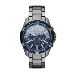 Armani Exchange Spencer AX1967 Men's Chronograph Watch – Blue Dial & Gunmetal Stainless Steel Bracelet